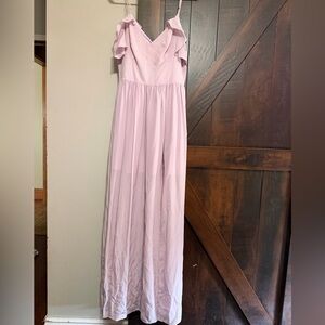 Amanda Uprichard Light Pink Maxi Dress